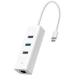 ＵＳＢ　Ｔｙｐｅ－Ｃ　３ポートハブ＆ギガビット有線ＬＡＮアダプター　ＵＥ３３０Ｃ（ｊｐ）　■お取り寄せ品