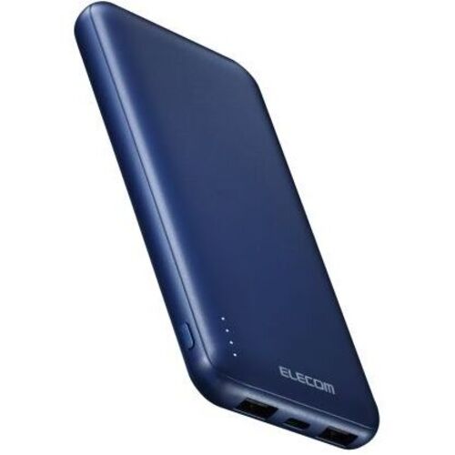 モバイルバッテリー／１５Ｗ／１００００ｍＡｈ／ブルー　ＤＥ－Ｃ６６－１００００ＢＵ　■お取り寄せ品