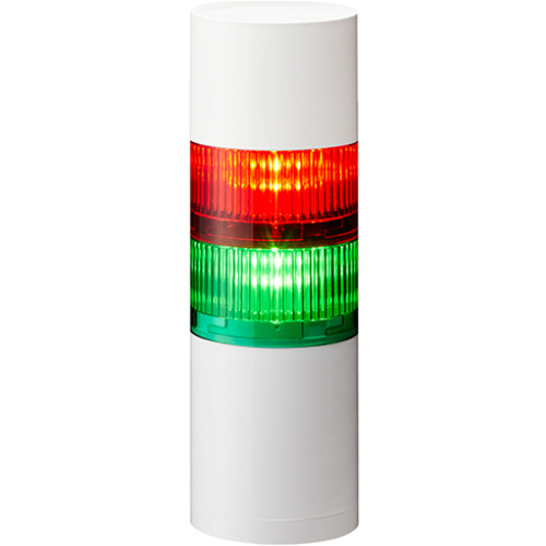 ＬＲ７シグナル・タワー積層信号灯Φ７０　ＬＲ７－２０２ＷＪＢＷ－ＲＧ　■お取り寄せ品