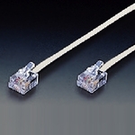 モジュラーコード　６極４芯タイプ（０．５Ｍ）　白色　ＴＦ－１０５ＷＴ　■お取り寄せ品