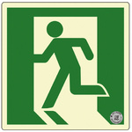 誘導標識　避難口誘導標識縦　ＴＳＮ８１５　【お取り寄せ品】９営業日以内届