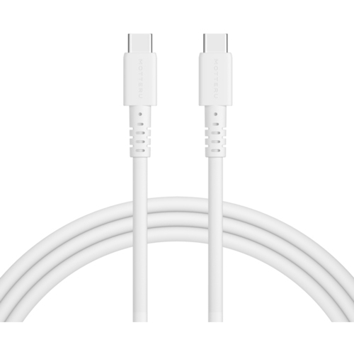 ＭＯＴＴＥＲＵ　ＵＳＢ－ＣｔｏＣケーブル　２ｍ　エアリーホワイト　ＭＯＴ－ＳＣＢ２４０ＣＣＧ２００－ＷＨ　■お取り寄せ品