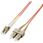 光ファイバー／ＬＣ－ＳＣ／２芯／ＯＭ２／１ｍ　ＯＣ－ＬＣＳＣ２Ｍ２／１　■お取り寄せ品