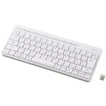 キーボード／無線２．４ＧＨｚ／静音／ミニサイズ／メンブレン式／ホワイト　ＴＫ－ＱＴ１１ＭＤＭＷＨ　■お取り寄せ品