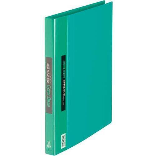 カラーベース差替式緑Ａ４縦背幅２５ｍｍ３０穴３冊