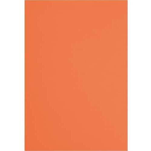 色画用紙　四つ切　橙　５枚×６