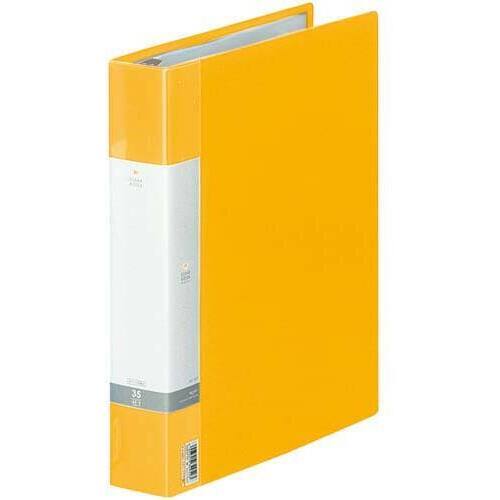 クリヤーブック交換式　黄　Ａ４縦背幅５０ｍｍ６冊