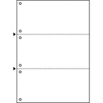 マルチプリンタ帳票　Ａ４　白紙３面６穴　１２００枚