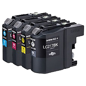 インクカートリッジ大容量タイプ　お徳用４色パック　ＬＣ２１７／２１５－４ＰＫ　■お取り寄せ品