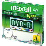 ＤＶＤ－Ｒデータ用　１６倍速　ＩＪ対応　５枚Ｐ