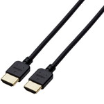 ＨＤＭＩケーブル／イーサネット対応／やわらか／１．５ｍ／ブラック　■お取り寄せ品