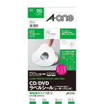 ＣＤ／ＤＶＤラベル　レーザープリンタ用　マット紙　１０枚