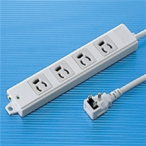 工事物件タップ（３Ｐ・４個口・５ｍ）　ＴＡＰ－ＫＥ４Ｌ－５　■お取り寄せ品