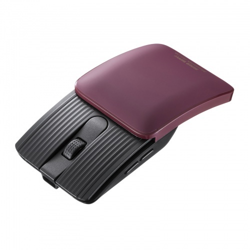 静音Ｂｌｕｅｔｏｏｔｈマウス（５ボタン・レッド）　ＭＡ－ＢＢＳ５２６Ｒ　■お取り寄せ品