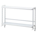 クランプ式机上ラック　２段タイプ　ＭＲ－ＬＣ３０７Ｗ　■お取り寄せ品