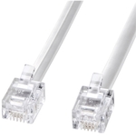 モジュラーケーブル（ホワイト・１ｍ）　ＴＥＬ－Ｎ１－１Ｎ２　■お取り寄せ品