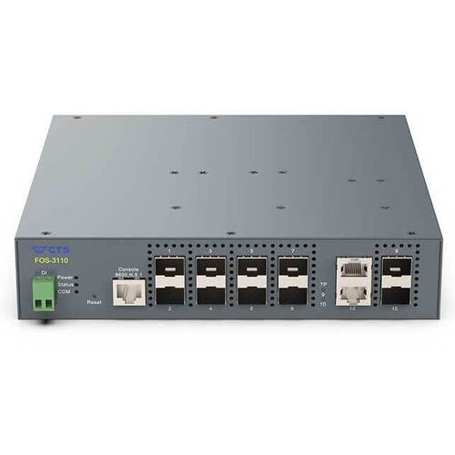 １０ポートＳＦＰスロット搭載ギガビットスイッチ　ＦＯＳ－３１１０－１Ａ　■お取り寄せ品