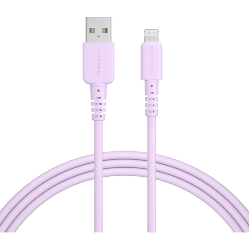ＵＳＢ－Ａ　ｔｏ　Ｌｉｇｈｔｎｉｎｇケーブル　２ｍ　ペールアイリス　ＭＯＴ－ＳＣＢＡＬＧ２００－ＰＵ　■お取り寄せ品