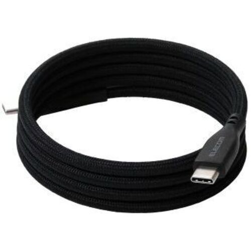 ＵＳＢ　Ｔｙｐｅ－Ｃケーブル／まとまる／メッシュ／１．０ｍ／ブラック　ＭＰＡ－ＣＣＴＭＧ１０ＢＫ　■お取り寄せ品