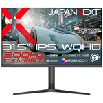 ゲーミングディスプレイ　３１．５型／２５６０&times;１４４０／ブラック　ＪＮ－ＩＰＳ３１５Ｇ２００Ｑ－ＨＳＰ　■２営業日内届