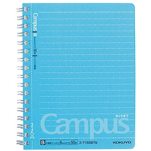 キャンパスツインリング（ドット罫）　Ａ６　Ｂ罫