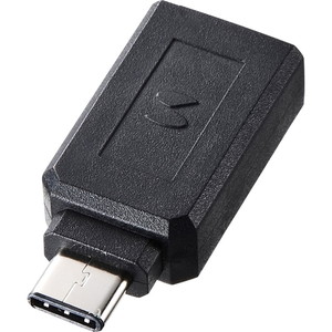 Ｔｙｐｅ－Ｃ　ＵＳＢ　Ａ変換アダプタ（ブラック）　■お取り寄せ品