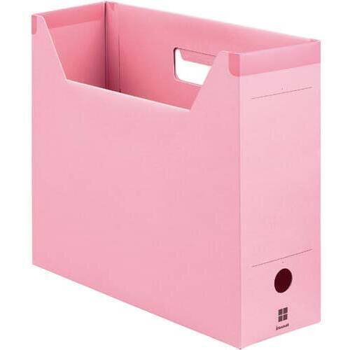 背補強ファイルボックス　Ａ４横　ピンク　１０個