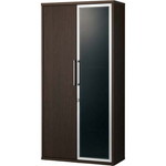 ポルト３木製ストレージ高１８５０幅９００開扉ＤＢ　【組立サービス付】　※搬入経路チェック※