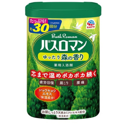 バスロマンゆったり森の香り６００Ｇ&times;５