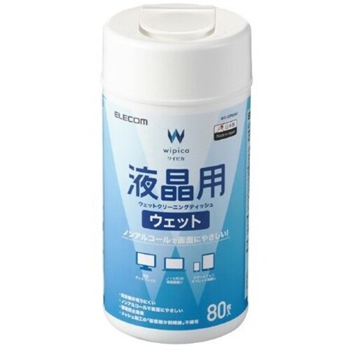 液晶用ウェットティッシュ　ボトル　８０枚