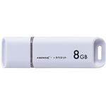 ＵＳＢメモリ　キャップ式　８ＧＢ　ホワイト