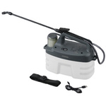 充電式噴霧器　４Ｌ　ホワイト／グレー　【お取り寄せ品】６営業日以内届