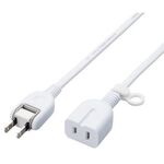 延長タップ／スタンダード／ホコリ防止シャッター付／１．０ｍ／ホワイト　Ｔ－Ｘ０１－２１１０ＷＨ　■お取り寄せ品