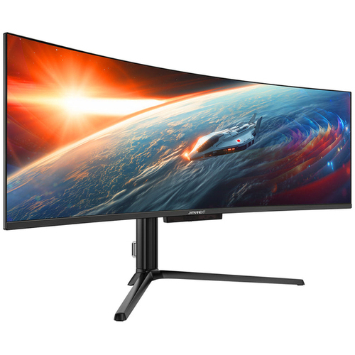 ゲーミングディスプレイ　４９型／５１２０×１４４０／ブラック　ＪＮ－ＱＯＬＣ４９Ｇ１４４ＤＱ－ＨＳＣ９Ｌ　■２営業日内届