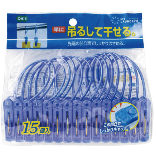 ＭＬ２ひも付ピンチＢ１５個入