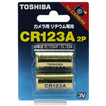 カメラ用リチウム電池３Ｖ　ＣＲ１２３Ａ（２個）