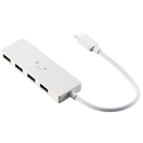 ＵＳＢ　ＨＵＢ／ＵＳＢ－Ｃ／ＵＳＢ５Ｇｂｐｓ／バスパワー／４ポート／１５ｃｍ／ホワイトフェイス　■お取り寄せ品