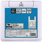 取り出しやすい箱入りレジ袋４５号乳白　詰替用×８