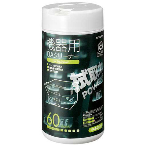 ＯＡクリーナー機器用ボトルタイプ　６０枚入&times;５