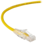 Ｓｌｉｍ－ｎｅｔ　ＣＡＴ６Ａ細径パッチケーブル　２８ＡＷＧ　黄　５００ＭＨｚ　ＰＶＣ　４．５ｍ　■お取り寄せ品