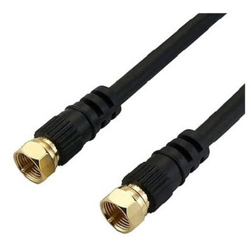 ケーブル　１０ｍ　黒　両側Ｆ型ネジ式　【お取り寄せ品】１３営業日以内届