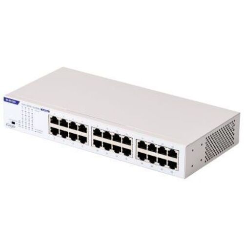 法人専用／Ｇｉｇａ対応スイッチングＨｕｂ／２４ポート／金属筐体／磁石付き／電源内蔵モデル／ホワイト　■２営業日内届