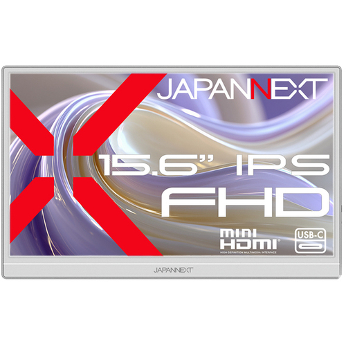 液晶ディスプレイ　１５．６型／１９２０&times;１０８０／ホワイト　ＪＮ－ＭＤ－ＩＰＳ１５６Ｆ２－Ｗ　■２営業日内届