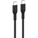 ＢｏｏｓｔＣｈａｒｇｅ　Ｐｒｏ　ＵＳＢ－Ｃ　ｔｏ　ＵＳＢ－Ｃ　編組ケーブル　２４０Ｗ　２Ｍ　ブラック　■お取り寄せ品