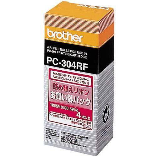 純正詰替えリボン４本入ＰＣ－３０４ＲＦ