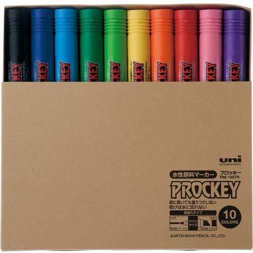 水性マーカー　プロッキー　太・細　１０色セット　ＰＭ１５０ＴＲＴ１０Ｃ