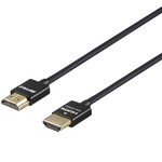 ＨＩＧＨ　ＳＰＥＥＤ　ＨＤＭＩケーブル　スリム　０．７ｍ　ブラック　■お取り寄せ品