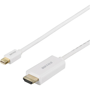 ｍｉｎｉＤＰ－ＨＤＭＩ　変換ケーブル　１ｍ　ホワイト　ＢＭＤＰＨＤ１０ＷＨ　■お取り寄せ品