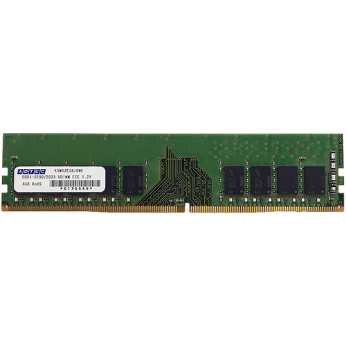 ＤＤＲ４－３２００　ＵＤＩＭＭ　ＥＣＣ　８ＧＢ　１Ｒｘ８　ＡＤＳ３２００Ｄ－Ｅ８ＧＳＢ　■お取り寄せ品
