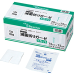 ベスケア　滅菌折りガーゼ　７５×７５ｍｍ　１枚×１００袋入　ＳＹ７５７５　８－２４７５－０１